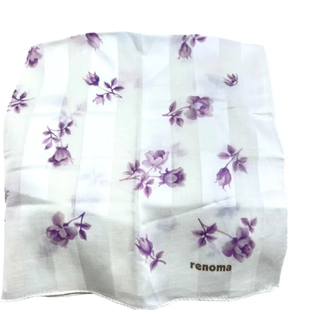 New  Soft Sillky  Renoma Paris SCarf  100% Silk 23